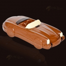Samochód z mlecznej, białej i gorzkiej czekolady 330g
