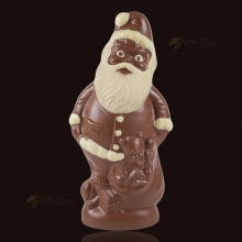 Święty Mikołaj 80g z białej i mlecznej czekolady