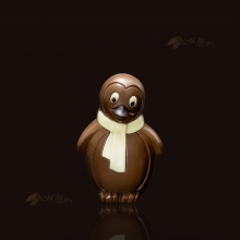 Pingwin z mlecznej i białej czekolady 60g