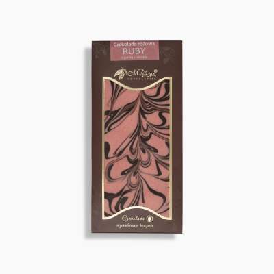 Czekolada różowa RUBY z gorzką czekoladą 80g