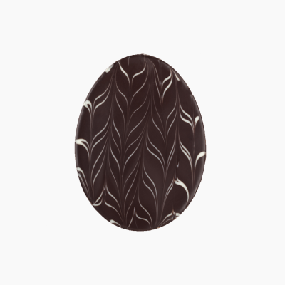 Jajko z gorzkiej czekolady 70,4% z dodatkiem białej czekolady