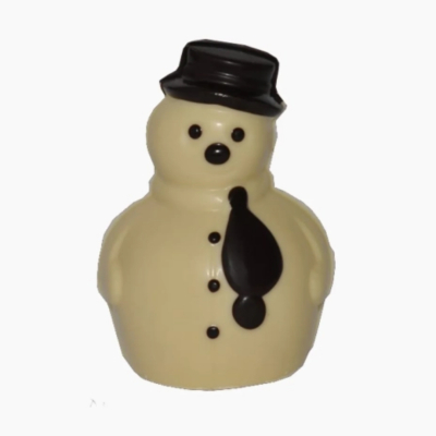 Bałwanek z białej i gorzkiej czekolady