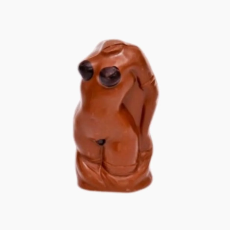 Posąg kobiety z mlecznej i gorzkiej czekolady 140g