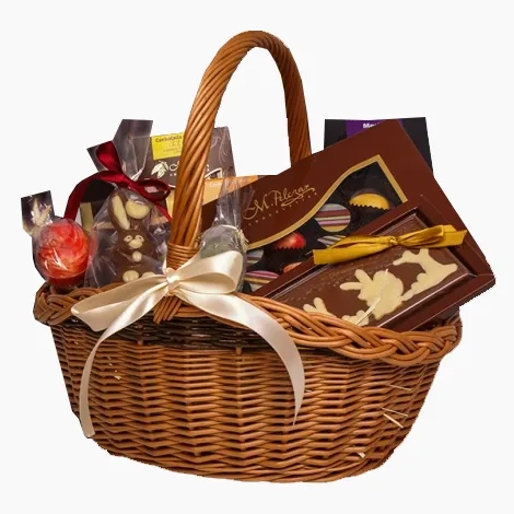 Kosz prezentowy na Wielkanoc