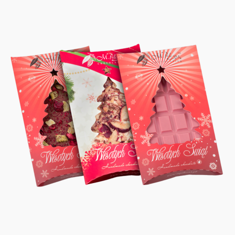 Zestaw świątecznych czekolad - 3 kolory