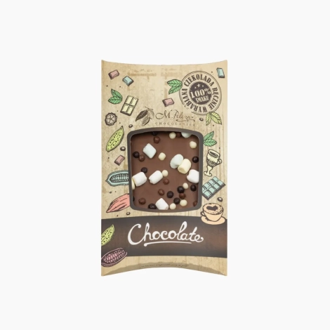 Czekolada dla dzieci - mleczna 33,6% z piankami Marshmallows i kulkami czekoladowymi