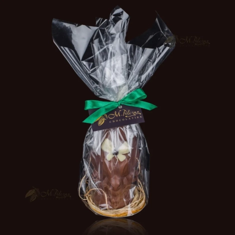 Jajko z zajączkami z mlecznej czekolady