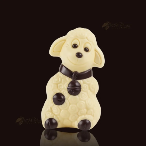 Baranek z białej czekolady