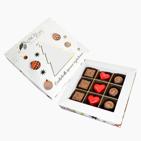 Zestaw pralin świątecznych