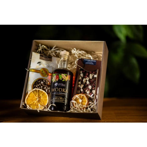 Upominkowy zestaw z czekoladą