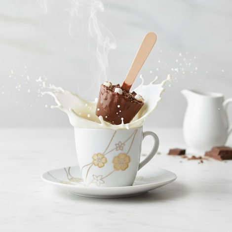 Filiżanka do czekolady z chocostikiem (smak do wyboru)