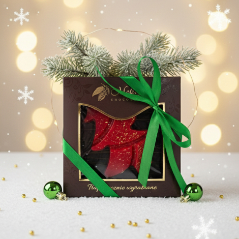 Choinka czekoladowa z nadzieniem pistacjowym