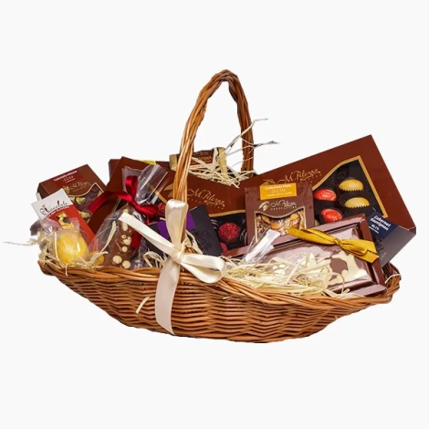 Duży Wielkanocny Kosz Prezentowy