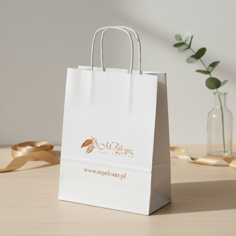 Torebka biała mała