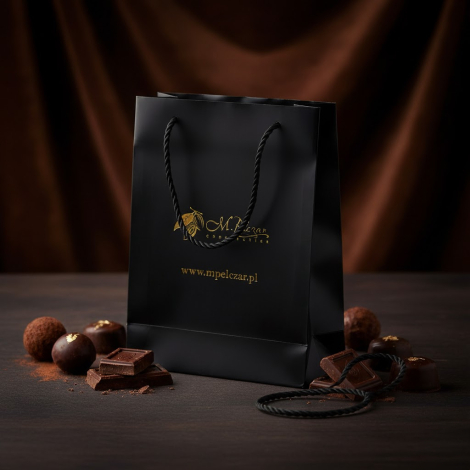 Torebka czarna średnia