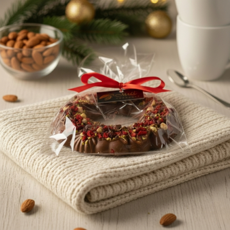 Wianek czekoladowy z bakaliami