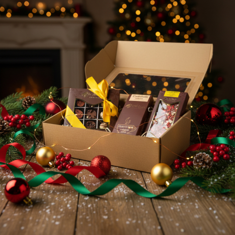 Świąteczny Zestaw Prezentowy nr 5 (Praliny, Pitna, Premium)