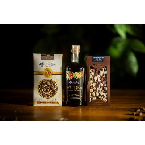 Upominkowy zestaw z czekoladą