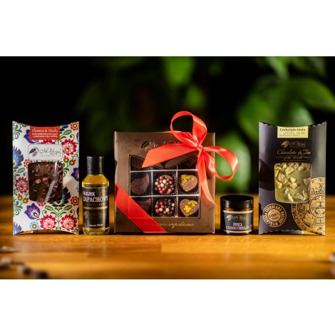 Zestaw prezentowy z pralinami