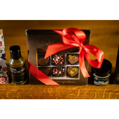 Zestaw prezentowy z pralinami