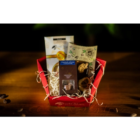 Mały zestaw prezentowy czekolad