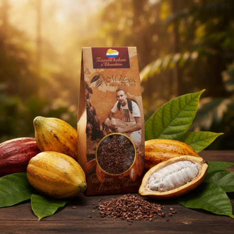 Kruszone ziarno kakao z Ekwadoru 100g