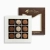 Zestaw trufli - gianduja, szarlotka, rum-śliwka - 9 szt.