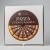 Pizza z mlecznej czekolady z orzechami, boczkiem w czekoladzie, ciastkami 400g